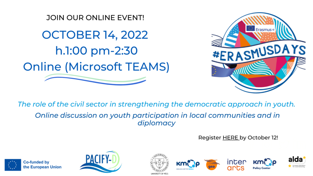 Πρόσκληση σε διαδικτυακή συζήτηση για την ενίσχυση της συμμετοχής των νέων στα κοινά