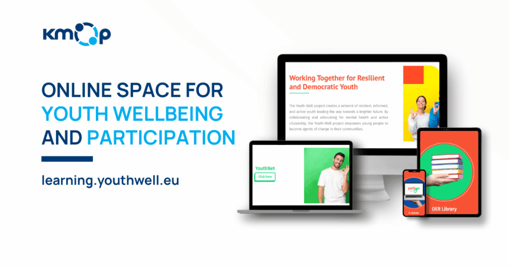 KMOP announces a new online space for youth wellbeing and participation