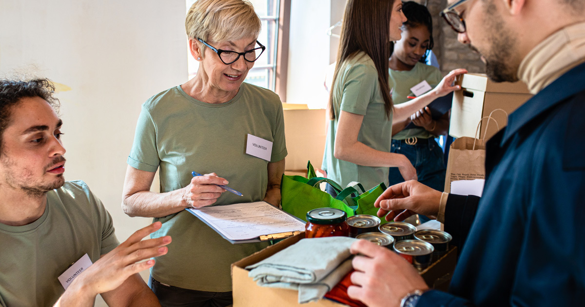 People working in a social entrerprise