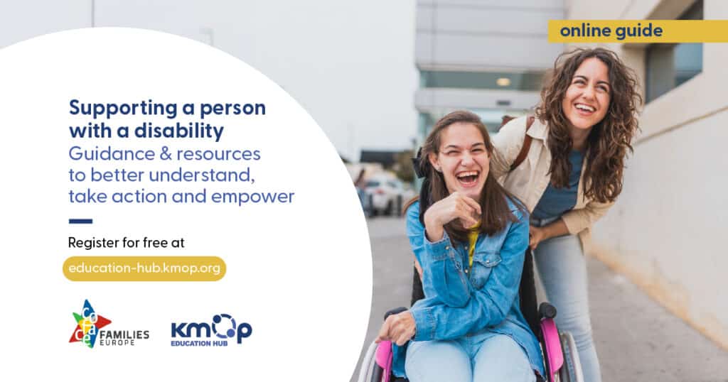 Free guide for family carers of persons with disabilities!